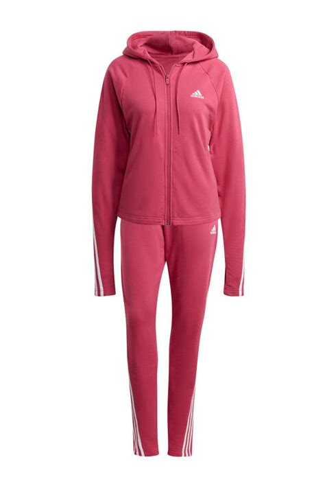 adidas pak dames zwaet roze|Roze adidas Trainingspakken voor dames online .